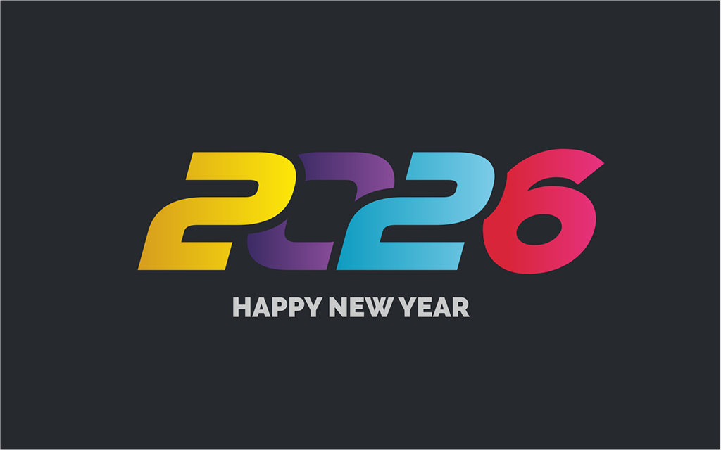 多彩创意2026字体设计 多彩创意2026字体设计